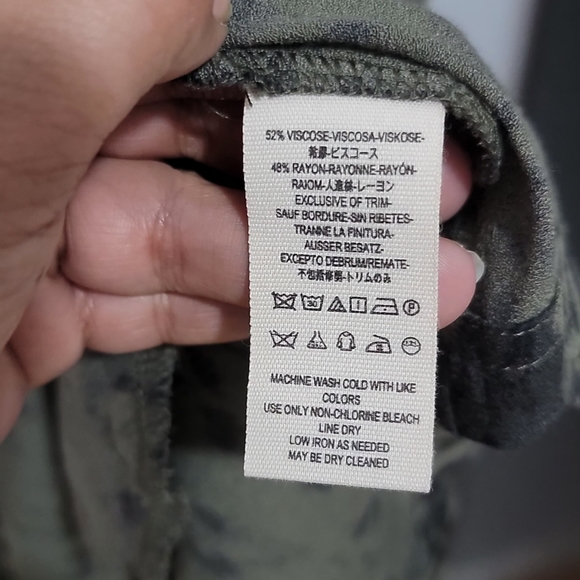 Free People Black And Dark Green Dress - Picture 3 of 16